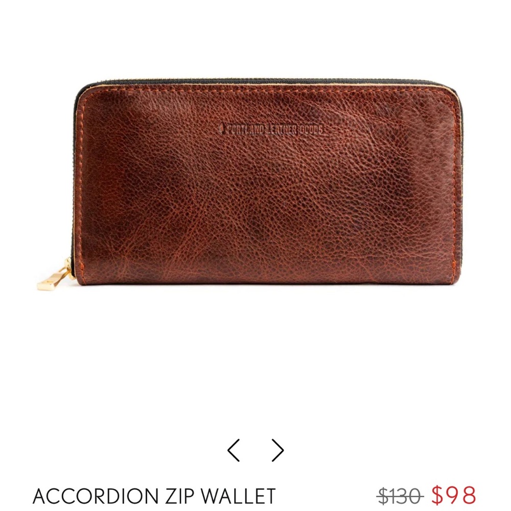 Portland Leather Accordion Style Wallet